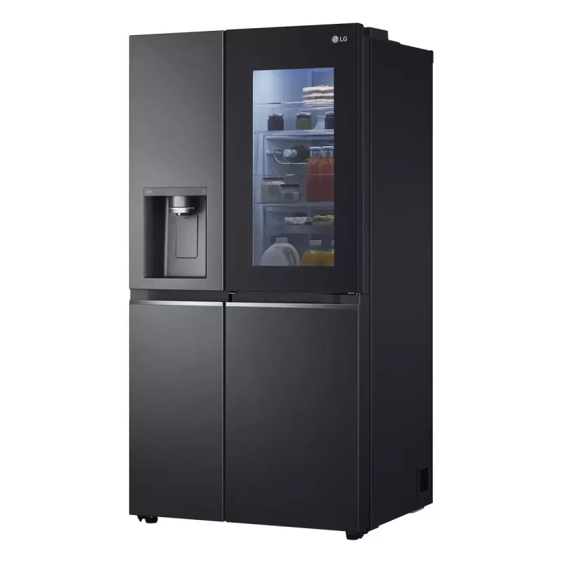 LG InstaView ™ ThinQ™ GSXV91MCAE American Kühl-Gefrierkombination 635 L