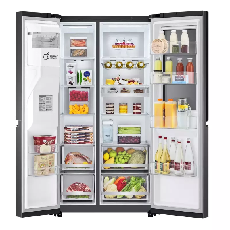 LG InstaView ™ ThinQ™ GSXV91MCAE American Kühl-Gefrierkombination 635 L