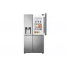 LG InstaView GSXV91PZAE Side-by-Side-Kühlschrank Freistehend 635 L Schwarz, Edelstahl