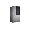 LG InstaView GSXV91PZAE Side-by-Side-Kühlschrank Freistehend 635 L Schwarz, Edelstahl