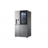 LG InstaView GSXV91PZAE Side-by-Side-Kühlschrank Freistehend 635 L Schwarz, Edelstahl