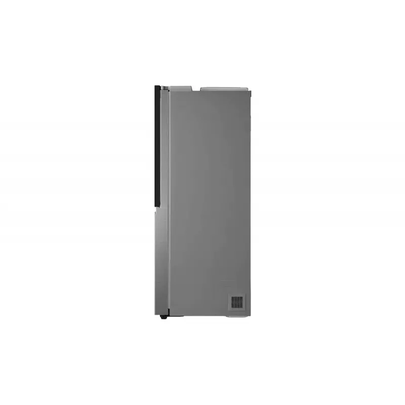 LG InstaView GSXV91PZAE Side-by-Side-Kühlschrank Freistehend 635 L Schwarz, Edelstahl