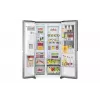 LG InstaView GSXV91PZAE Side-by-Side-Kühlschrank Freistehend 635 L Schwarz, Edelstahl