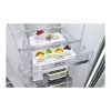 LG InstaView GSXV91PZAE Side-by-Side-Kühlschrank Freistehend 635 L Schwarz, Edelstahl