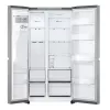Side-by-side-Kühlschrank LG GSLC41PYPE, 641 L gesamt, Kühlbereich 420 L / Gefrierbereich 221 L, freistehend, silber