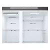 Side-by-side-Kühlschrank LG GSLC41PYPE, 641 L gesamt, Kühlbereich 420 L / Gefrierbereich 221 L, freistehend, silber