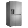 Side-by-side-Kühlschrank LG GSLC41PYPE, 641 L gesamt, Kühlbereich 420 L / Gefrierbereich 221 L, freistehend, silber