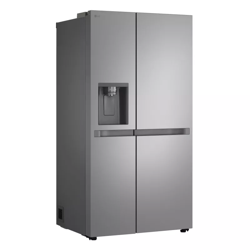 Side-by-side-Kühlschrank LG GSLC41PYPE, 641 L gesamt, Kühlbereich 420 L / Gefrierbereich 221 L, freistehend, silber