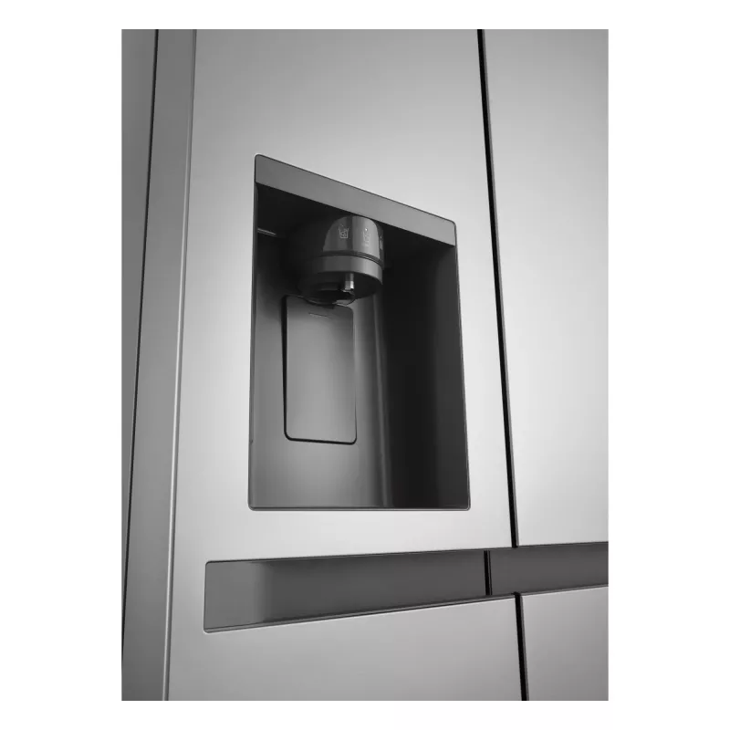 Side-by-side-Kühlschrank LG GSLC41PYPE, 641 L gesamt, Kühlbereich 420 L / Gefrierbereich 221 L, freistehend, silber