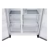 Side-by-side-Kühlschrank LG GSLC41PYPE, 641 L gesamt, Kühlbereich 420 L / Gefrierbereich 221 L, freistehend, silber