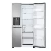 Side-by-side-Kühlschrank LG GSLC41PYPE, 641 L gesamt, Kühlbereich 420 L / Gefrierbereich 221 L, freistehend, silber