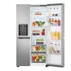 Side-by-side-Kühlschrank LG GSLC41PYPE, 641 L gesamt, Kühlbereich 420 L / Gefrierbereich 221 L, freistehend, silber