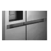 Side-by-side-Kühlschrank LG GSLC41PYPE, 641 L gesamt, Kühlbereich 420 L / Gefrierbereich 221 L, freistehend, silber