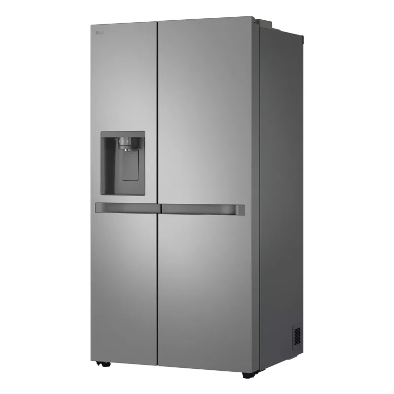 Side-by-side-Kühlschrank LG GSLC41PYPE, 641 L gesamt, Kühlbereich 420 L / Gefrierbereich 221 L, freistehend, silber