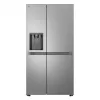 Side-by-side-Kühlschrank LG GSLC41PYPE, 641 L gesamt, Kühlbereich 420 L / Gefrierbereich 221 L, freistehend, silber