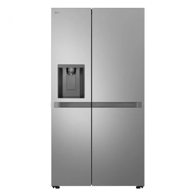 Side-by-side-Kühlschrank LG GSLC41PYPE, 641 L gesamt, Kühlbereich 420 L / Gefrierbereich 221 L, freistehend, silber