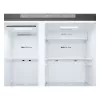 Side-by-side-Kühlschrank LG GSLC41PYPE, 641 L gesamt, Kühlbereich 420 L / Gefrierbereich 221 L, freistehend, silber
