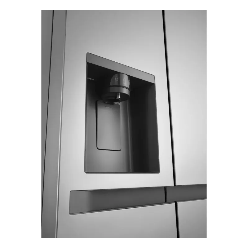 Side-by-side-Kühlschrank LG GSLC41PYPE, 641 L gesamt, Kühlbereich 420 L / Gefrierbereich 221 L, freistehend, silber