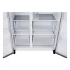 Side-by-side-Kühlschrank LG GSLC41PYPE, 641 L gesamt, Kühlbereich 420 L / Gefrierbereich 221 L, freistehend, silber
