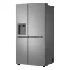 Side-by-side-Kühlschrank LG GSLC41PYPE, 641 L gesamt, Kühlbereich 420 L / Gefrierbereich 221 L, freistehend, silber