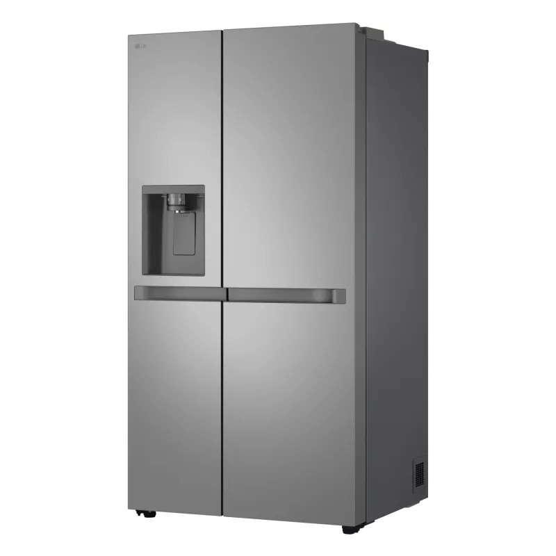 Side-by-side-Kühlschrank LG GSLC41PYPE, 641 L gesamt, Kühlbereich 420 L / Gefrierbereich 221 L, freistehend, silber