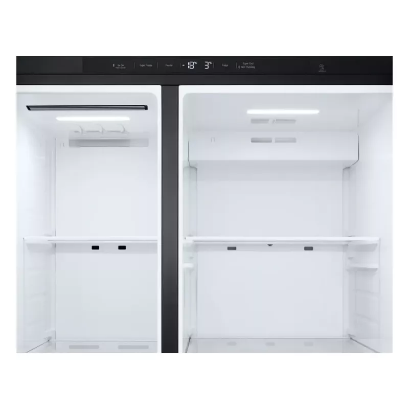 LG GSLC41EPPE Side-by-Side-Kühlschrank freistehend 641 L Schwarz