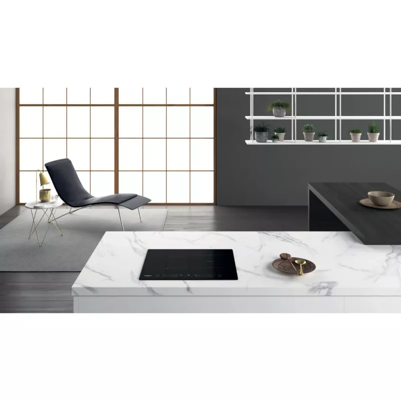 Whirlpool WB S2560 NE Schwarz Einbau 59 cm Zonen-Induktionskochfeld 4 Zone(n)