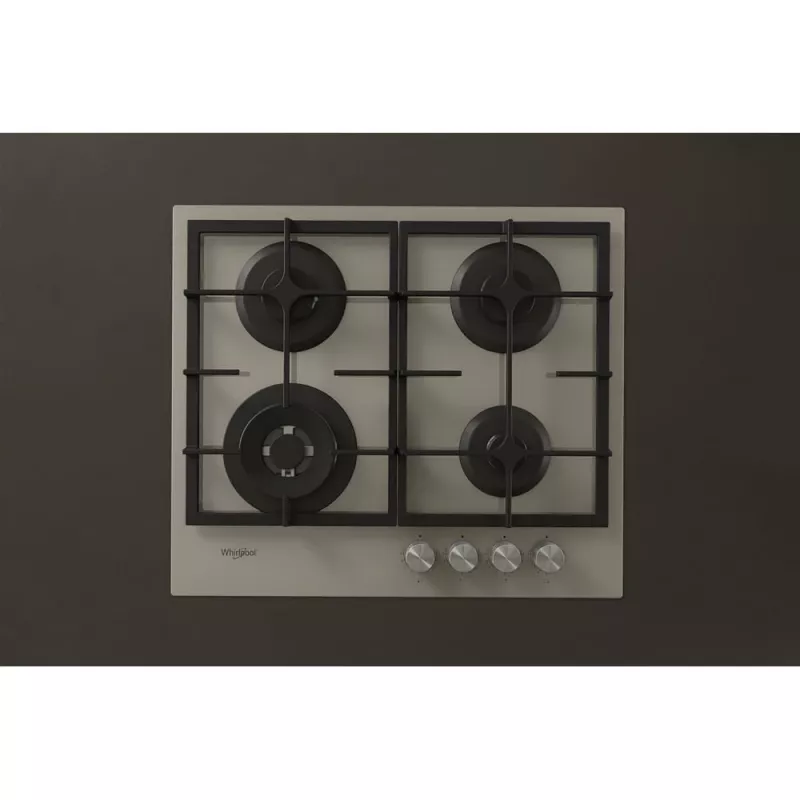 Whirlpool AKTL 629/S Silber Einbau-Gasherd 4 Zone(n)