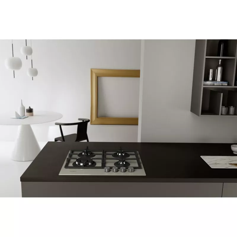 Whirlpool AKTL 629/S Silber Einbau-Gasherd 4 Zone(n)