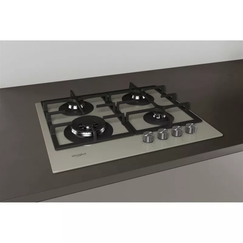 Whirlpool AKTL 629/S Silber Einbau-Gasherd 4 Zone(n)