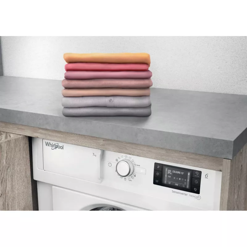 Whirlpool BI WMWG 71483E EU N Waschmaschine Frontlader 7 kg 1351 U/min Weiß