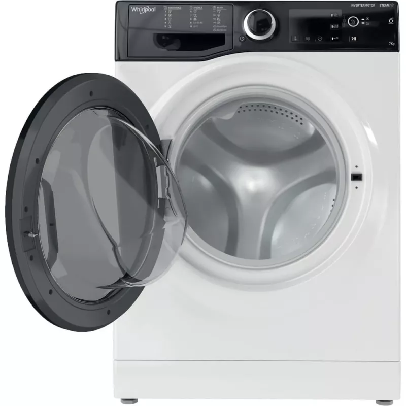 Whirlpool WRSB 7259 D EU Waschmaschine Frontlader 7 kg 1151 U/min Schwarz, Weiß