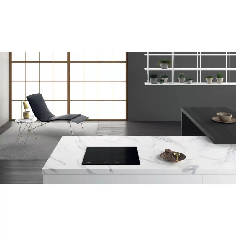 Whirlpool WS Q2160 NE Schwarz Einbau 59 cm Zonen-Induktionskochfeld 4 Zone(n)