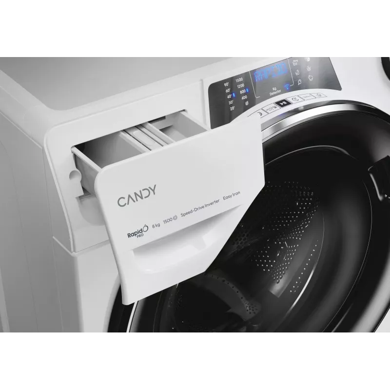 Candy RapidÓ PRO RP 586BWMBC/1-S Waschmaschine Frontlader 8 kg 1500 U/min Weiß