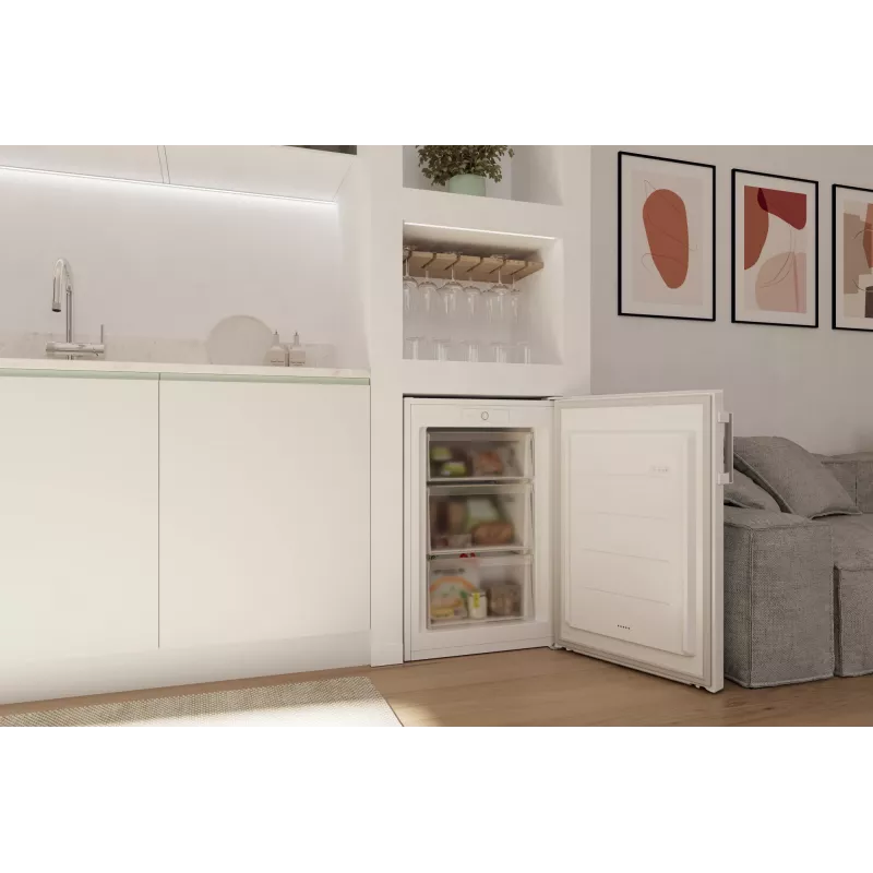 Candy CNUQ2L58EWH Gefrierschrank Standgerät 90 L Weiß