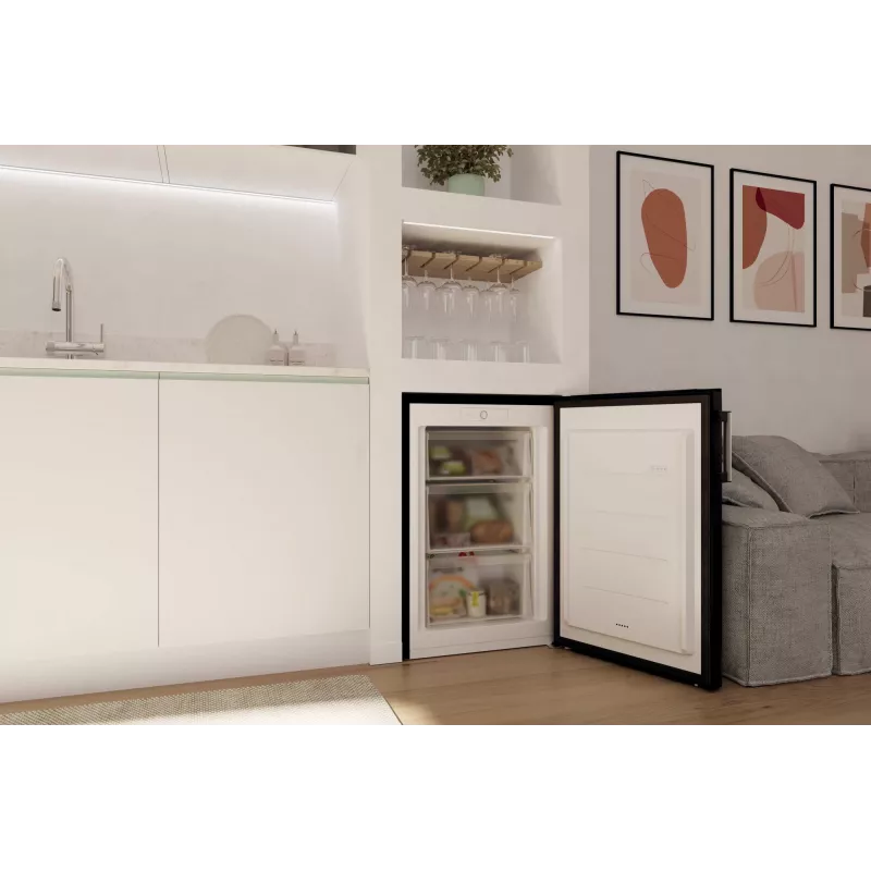 Candy CNUQ2L58EBH Gefrierschrank Standgerät 90 L Schwarz