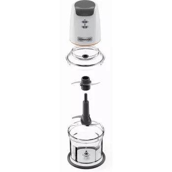 Mini-Zerkleinerer Kenwood EasyChop CHP61 500W, kompakter Zerkleinerer zum Hacken, Mixen und Pürieren