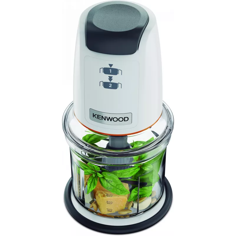Mini-Zerkleinerer Kenwood EasyChop CHP61 500W, kompakter Zerkleinerer zum Hacken, Mixen und Pürieren