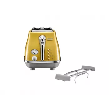 De’Longhi Icona Capitals 2 Scheibe(n) 900 W Gelb