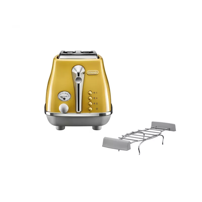 De’Longhi Icona Capitals 2 Scheibe(n) 900 W Gelb
