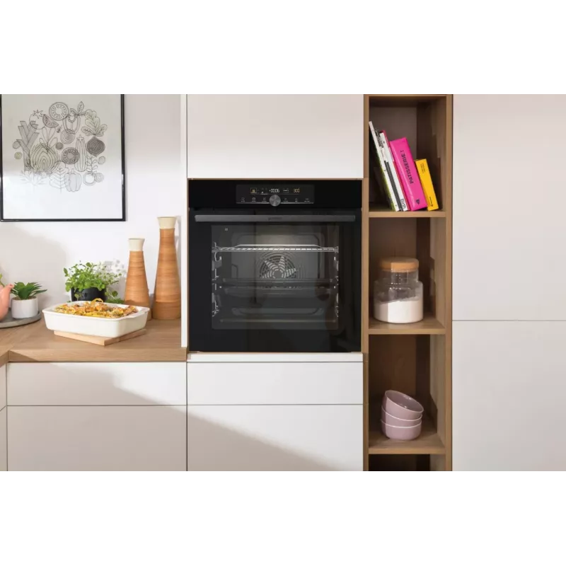 Gorenje BOS6747A01BG 77 L Schwarz
