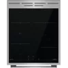 Gorenje 740742 Herd Freistehender Herd Elektroherd Zoneninduktion Schwarz, Edelstahl