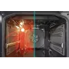 Gorenje 740742 Herd Freistehender Herd Elektroherd Zoneninduktion Schwarz, Edelstahl