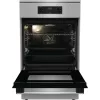 Gorenje 740742 Herd Freistehender Herd Elektroherd Zoneninduktion Schwarz, Edelstahl