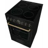 Gorenje GECS5B70CLB Freistehender Herd Elektrokeramikkochfeld Schwarz