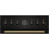 Gorenje GECS5B70CLB Freistehender Herd Elektrokeramikkochfeld Schwarz