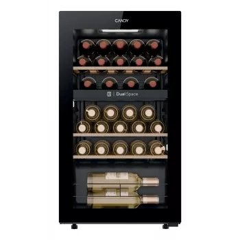 Candy DiVino CNWQ4G32G2 Kompressor-Weinkühlschrank Freistehend Schwarz 32 Flaschen