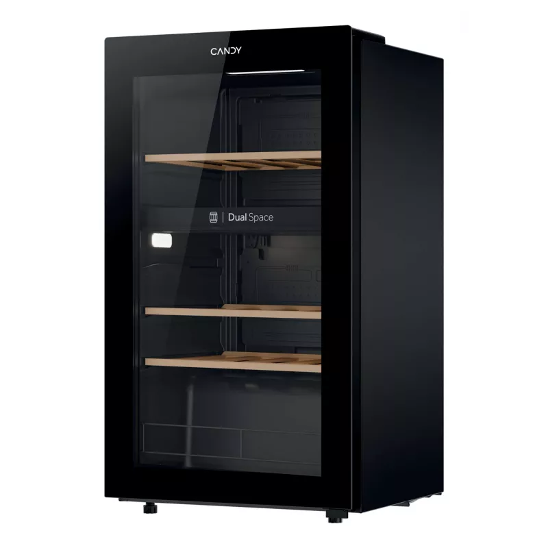 Candy DiVino CNWQ4G32G2 Kompressor-Weinkühlschrank Freistehend Schwarz 32 Flaschen