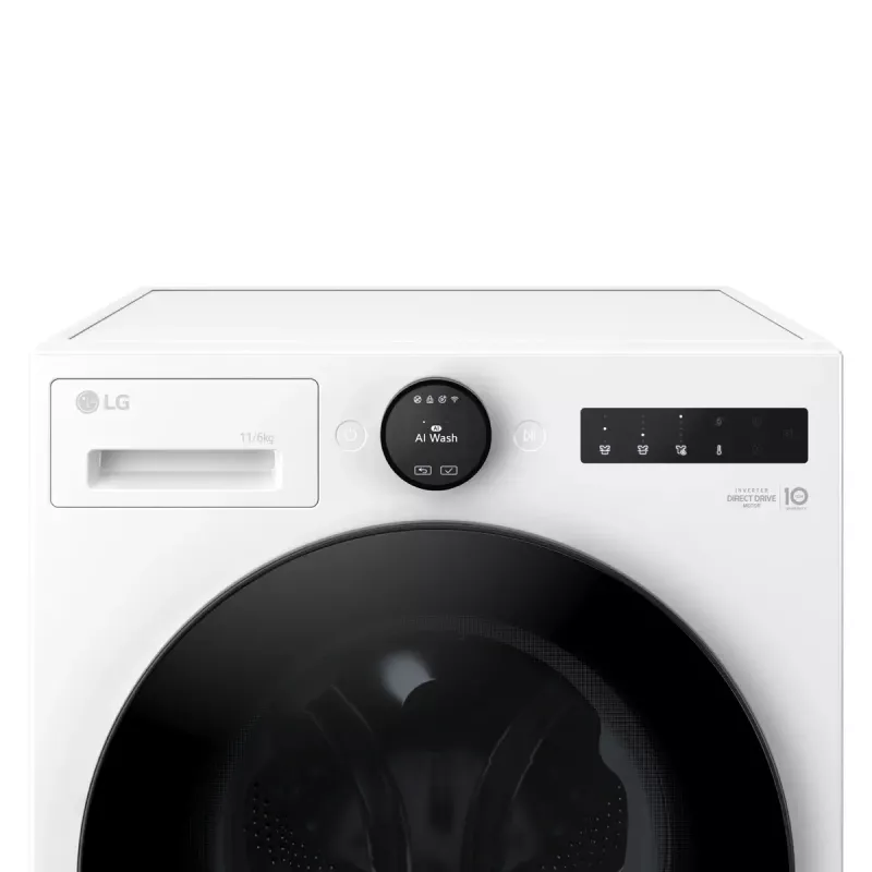 LG F4X7011TWS Frontlader-Waschmaschine 11 kg 1400 U/min Weiß