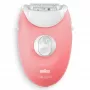 Braun Silk-épil 3 3-176 Epilierer mit 3 Extras, Rosé, Weiß, 20 Pinzetten, Rasieren, AC, 100 - 240 V, 50 - 60 Hz